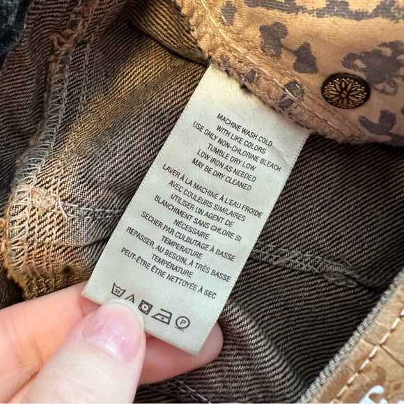 Free People We the Free Wide Leg Crvy Dark Wash Jeans 29 - Picture 8 of 12